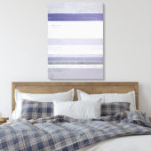 'Grape' Paarse en Grijze Abstracte Art Canvas Prin Afdruk (Insitu (Slaapkamer))