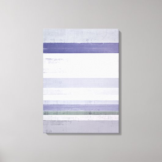 'Grape' Paarse en Grijze Abstracte Art Canvas Prin Afdruk (Voorkant)