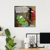 Grape Scheidingsgrappige Poster (Thuiskantoor)