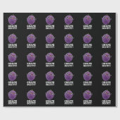 Grape Scott Funny Fruit Grape Pun Dark BG Cadeaupapier (Vlak)