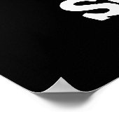 Grape Scott Funny Fruit Grape Pun Dark BG Poster (Hoek)