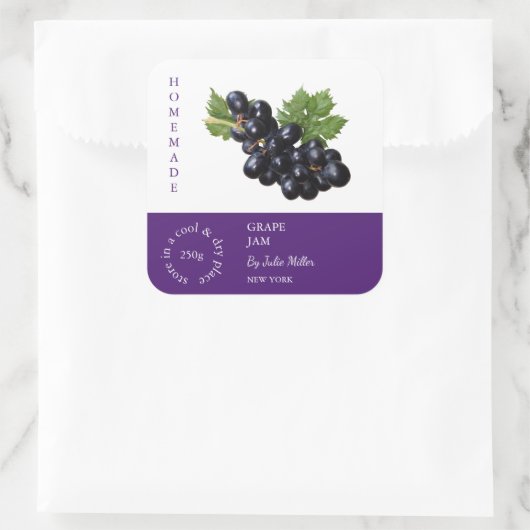 Grape Small Business Label (Tas)
