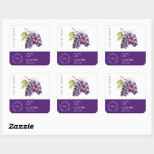 Grape Small Business Label (Vel)