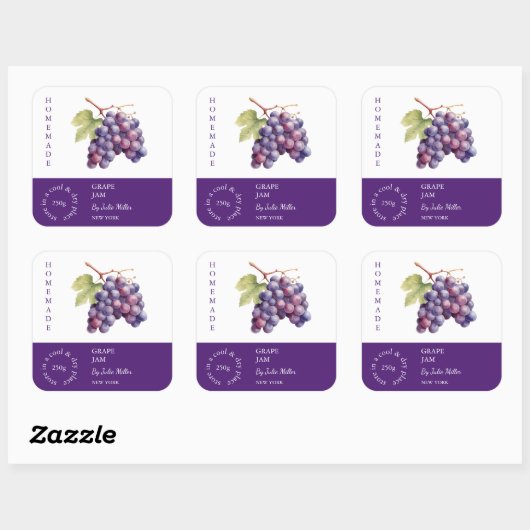 Grape Small Business Label (Vel)