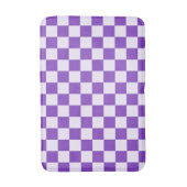 Grape soda checkerboard pattern badmat (Voorkant Verticaal)
