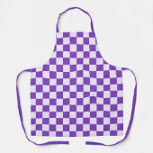 Grape soda checkerboard pattern schort (Voorkant)