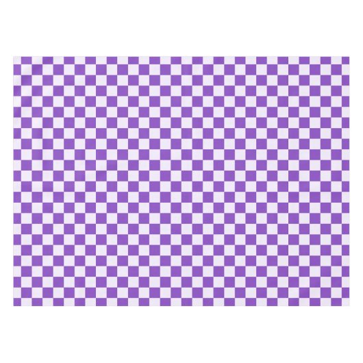 Grape soda checkerboard pattern tafelkleed (Voorkant (Horizontaal))