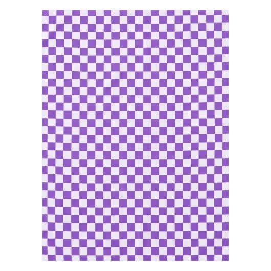 Grape soda checkerboard pattern tafelkleed (Voorkant)