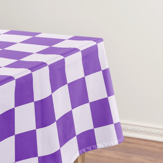 Grape soda checkerboard pattern tafelkleed (Voorbeeld)