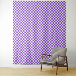 Grape soda checkerboard pattern wandkleed