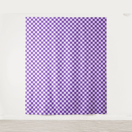 Grape soda checkerboard pattern wandkleed (Voorkant)