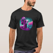 Grape Soda Synthwave 80s Retrowave Esthetisch T-shirt (Voorkant)