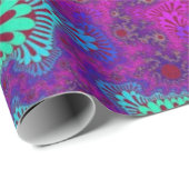 Grape Splash Sunburst Cadeaupapier (Rol Hoek)