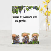 GRAPE VINE BIRTHDAY KAART (Gele Bloem)