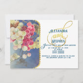 Grape Vines Winery Rustic Country Chic Wedding Kaart (Voorkant)