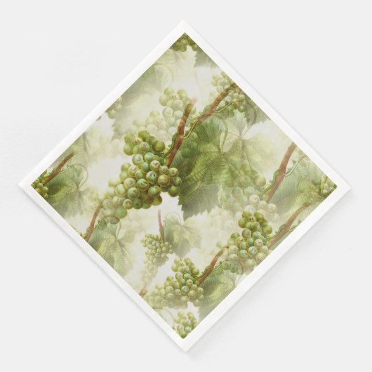 Grape Vines Winery Wedding Servet (Hoek)