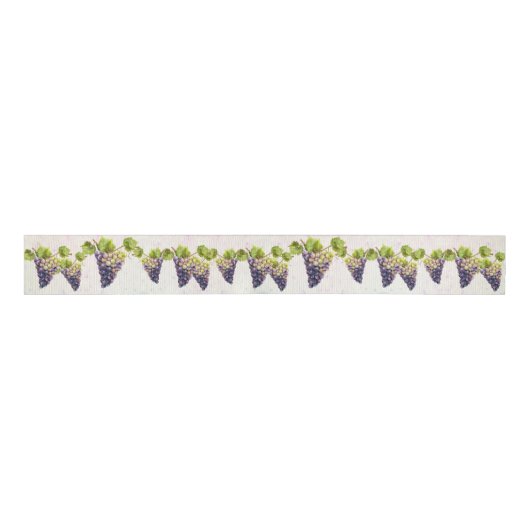 Grape Vineyard Grosgrain Lint (Voorkant)