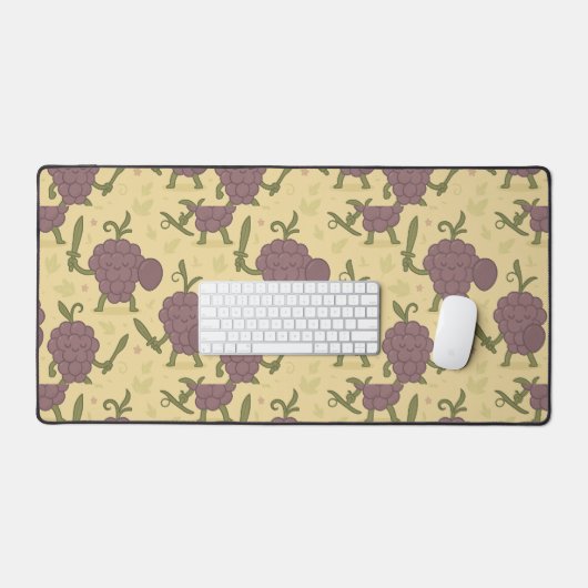 Grape Warriors Brave Fruit  Bureaumat (Keyboard & Muis)