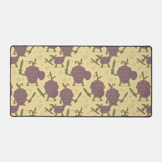 Grape Warriors Brave Fruit Bureaumat (Voorkant)
