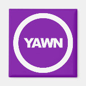 Grape Yawn Brand Dorm Fridge Magneet (Voorkant)
