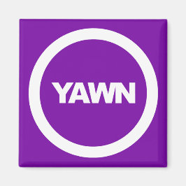 Grape Yawn Brand Dorm Fridge Magneet