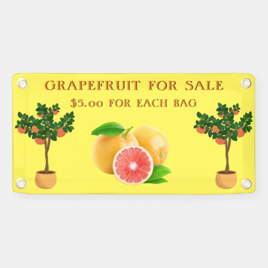 Grapefruit aanpassen voor verkoopstandaard voor fr spandoek (Horizontaal)