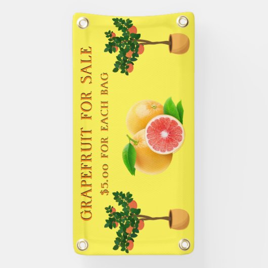 Grapefruit aanpassen voor verkoopstandaard voor fr spandoek (Verticaal)