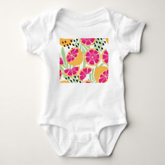 Grapefruit & Bladeren: Tropisch  Romper