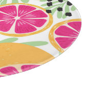 Grapefruit & Bladeren: Tropisch  Snijplank (Hoek)
