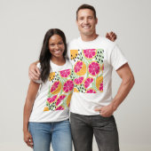 Grapefruit & Bladeren: Tropisch T-shirt (Unisex)
