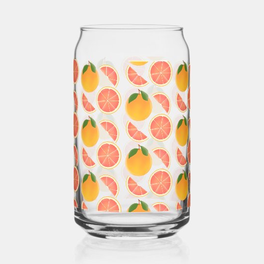 Grapefruit Blikvorm Glas (Achterkant)