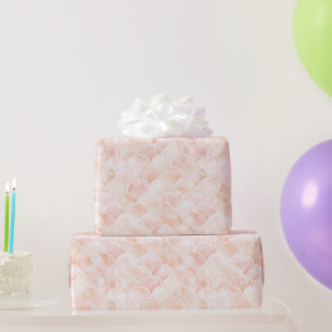 Grapefruit Blozen Roze Perzik Witte Schubben Verja Cadeaupapier