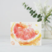 Grapefruit Briefkaart (Staand voorkant)