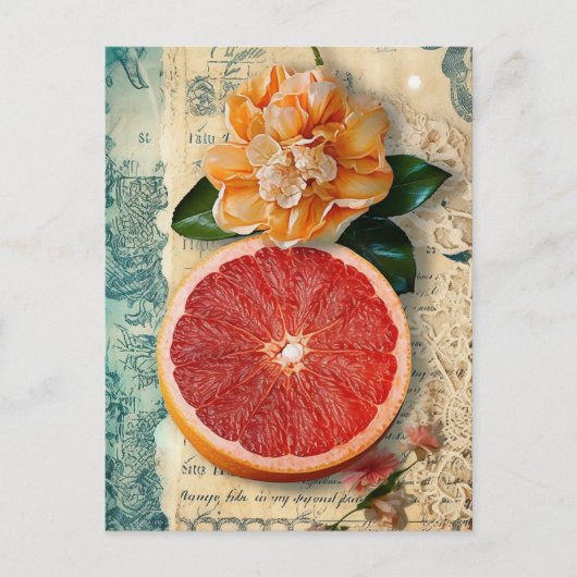 Grapefruit Briefkaart (Voorkant)