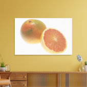 Grapefruit Canvas Afdruk (Insitu (Woonkamer))