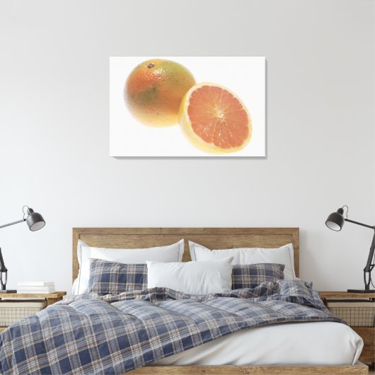 Grapefruit Canvas Afdruk (Insitu (Slaapkamer))