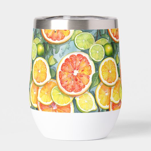 Grapefruit, citroenen, limoenen en Sinaasappels Ci (Achterkant)