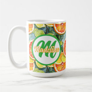 Grapefruit, citroenen, limoenen en Sinaasappels Ci Koffiemok