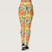 Grapefruit, citroenen, limoenen en Sinaasappels Ci Leggings (Achterkant)