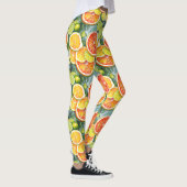 Grapefruit, citroenen, limoenen en Sinaasappels Ci Leggings (Rechts)