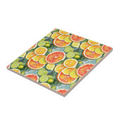 Grapefruit, citroenen, limoenen en Sinaasappels Ci Tegeltje (Zijkant)