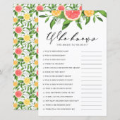 Grapefruit die de beste schoenspeler kent (Voorkant / Achterkant)