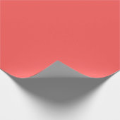 Grapefruit Effen Kleur Cadeaupapier (Hoek)