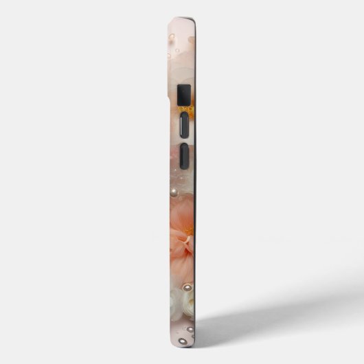 Grapefruit en bloemen Case-Mate iPhone case (Achterkant / Links)