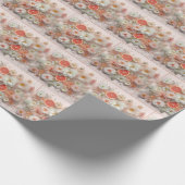 Grapefruit en bloemen in het water cadeaupapier (Hoek)