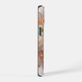 Grapefruit en bloemen iPhone 15 case (Rechterkant)
