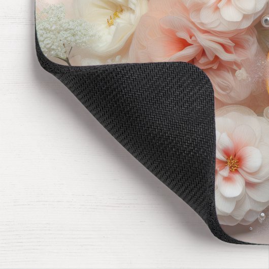 Grapefruit en bloemen muismat (Hoek)