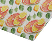 Grapefruit en citroenen Polka Dot Citrus Snijplank (Hoek)