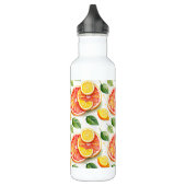 Grapefruit en citroenen Waterverf Citrus Waterfles (Links)