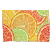 Grapefruit en oranje abstracte achtergrond. kussensloop (Voorkant)